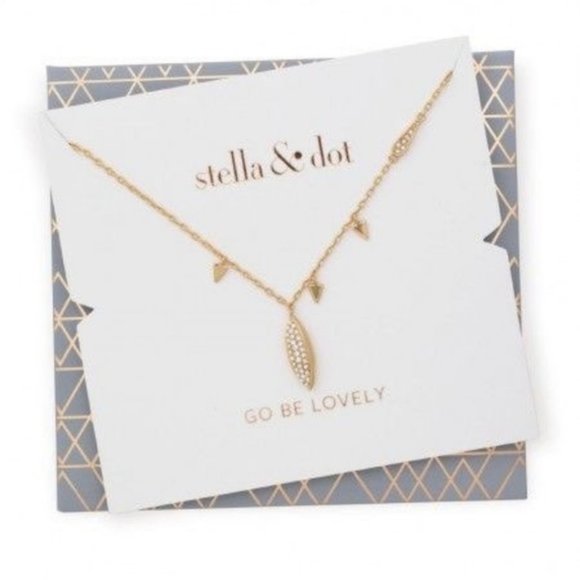 Stella & Dot | Delicate Gold+PavéCrystal Encrusted Aurora Drop LayeringN… - Picture 7 of 8